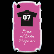 Coque Blackberry 8520 Troisième ligne D Bonus offensif-défensif Rose 2