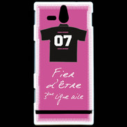 Coque Sony Xperia U Troisième ligne D Bonus offensif-défensif Rose 2