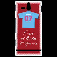 Coque Sony Xperia U Troisième ligne D Bonus offensif-défensif Rouge 2