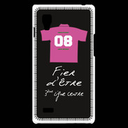 Coque LG Optimus L9 Troisième ligne centre Bonus offensif-défensif Noir