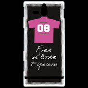 Coque Sony Xperia U Troisième ligne centre Bonus offensif-défensif Noir