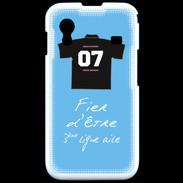 Coque Samsung ACE S5830 Troisième ligne D Bonus offensif-défensif Bleu 2