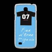 Coque Samsung Galaxy S4mini Troisième ligne D Bonus offensif-défensif Bleu 2