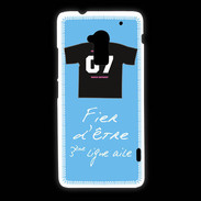 Coque HTC One Max Troisième ligne D Bonus offensif-défensif Bleu 2