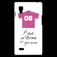 Coque LG Optimus L9 Troisième ligne centre Bonus offensif-défensif Blanc