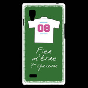 Coque LG Optimus L9 Troisième ligne centre Bonus offensif-défensif Vert