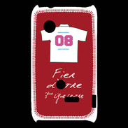 Coque Sony Xperia Typo Troisième ligne centre Bonus offensif-défensif Rouge
