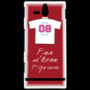 Coque Sony Xperia U Troisième ligne centre Bonus offensif-défensif Rouge