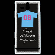 Coque Sony Xperia U Troisième ligne centre Bonus offensif-défensif Noir 2