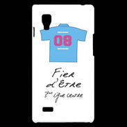 Coque LG Optimus L9 Troisième ligne centre Bonus offensif-défensif Blanc 2