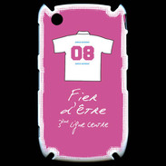 Coque Blackberry 8520 Troisième ligne centre Bonus offensif-défensif Rose