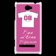 Coque HTC Windows Phone 8S Troisième ligne centre Bonus offensif-défensif Rose