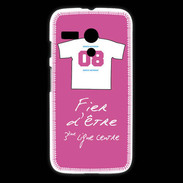 Coque Motorola G Troisième ligne centre Bonus offensif-défensif Rose