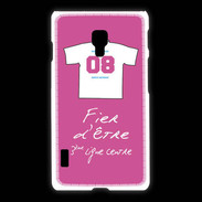 Coque LG L7 2 Troisième ligne centre Bonus offensif-défensif Rose