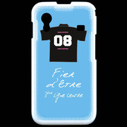 Coque Samsung ACE S5830 Troisième ligne centre Bonus offensif-défensif Bleu 2
