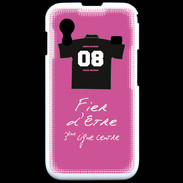 Coque Samsung ACE S5830 Troisième ligne centre Bonus offensif-défensif Rose 2
