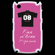 Coque Blackberry 8520 Troisième ligne centre Bonus offensif-défensif Rose 2