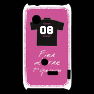 Coque Sony Xperia Typo Troisième ligne centre Bonus offensif-défensif Rose 2