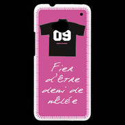 Coque HTC One Demi de mêlée Bonus offensif-défensif Noir