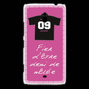 Coque Nokia Lumia 1320 Demi de mêlée Bonus offensif-défensif Noir