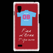 Coque LG Optimus L9 Troisième ligne centre Bonus offensif-défensif Rouge 2