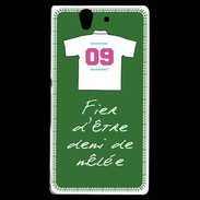Coque Sony Xperia Z Demi de mêlée Bonus offensif-défensif Vert