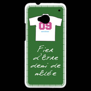 Coque HTC One Demi de mêlée Bonus offensif-défensif Vert