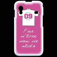 Coque Samsung ACE S5830 Demi de mêlée Bonus offensif-défensif Rose