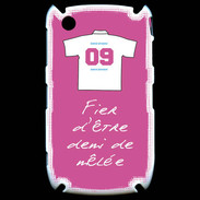 Coque Blackberry 8520 Demi de mêlée Bonus offensif-défensif Rose