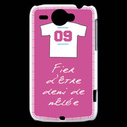 Coque HTC Wildfire G8 Demi de mêlée Bonus offensif-défensif Rose