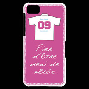 Coque Blackberry Z10 Demi de mêlée Bonus offensif-défensif Rose