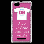 Coque Sony Xperia M Demi de mêlée Bonus offensif-défensif Rose