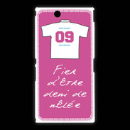 Coque Sony Xpéria Z Ultra Demi de mêlée Bonus offensif-défensif Rose