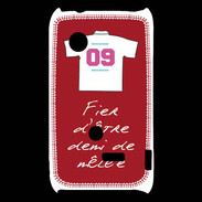 Coque Sony Xperia Typo Demi de mêlée Bonus offensif-défensif Rouge