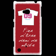 Coque Nokia Lumia 720 Demi de mêlée Bonus offensif-défensif Rouge