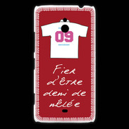 Coque Nokia Lumia 1320 Demi de mêlée Bonus offensif-défensif Rouge