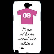 Coque Samsung Galaxy Note 2 Demi de mêlée Bonus offensif-défensif Blanc