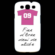 Coque Samsung Galaxy S3 Demi de mêlée Bonus offensif-défensif Blanc