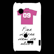 Coque Sony Xperia Typo Demi de mêlée Bonus offensif-défensif Blanc