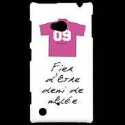 Coque Nokia Lumia 720 Demi de mêlée Bonus offensif-défensif Blanc