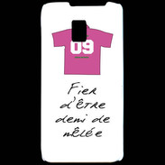 Coque LG P990 Demi de mêlée Bonus offensif-défensif Blanc