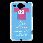 Coque HTC Wildfire G8 Demi de mêlée Bonus offensif-défensif Bleu