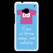 Coque HTC One Demi de mêlée Bonus offensif-défensif Bleu