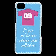 Coque Blackberry Z10 Demi de mêlée Bonus offensif-défensif Bleu