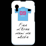 Coque Samsung ACE S5830 Demi de mêlée Bonus offensif-défensif Blanc 2