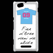 Coque Sony Xperia M Demi de mêlée Bonus offensif-défensif Blanc 2