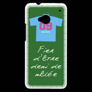 Coque HTC One Demi de mêlée Bonus offensif-défensif Vert 2