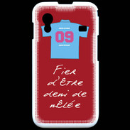 Coque Samsung ACE S5830 Demi de mêlée Bonus offensif-défensif Rouge 2