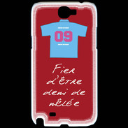Coque Samsung Galaxy Note 2 Demi de mêlée Bonus offensif-défensif Rouge 2
