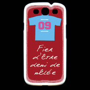 Coque Samsung Galaxy S3 Demi de mêlée Bonus offensif-défensif Rouge 2